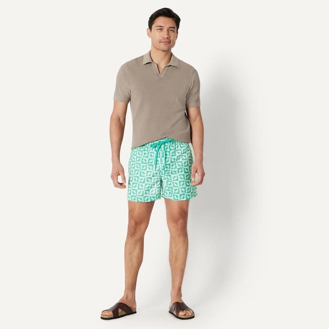 Detalle de Amazon Essentials Short de bain homme avec doublure en maille, poches et fermeture à cordon