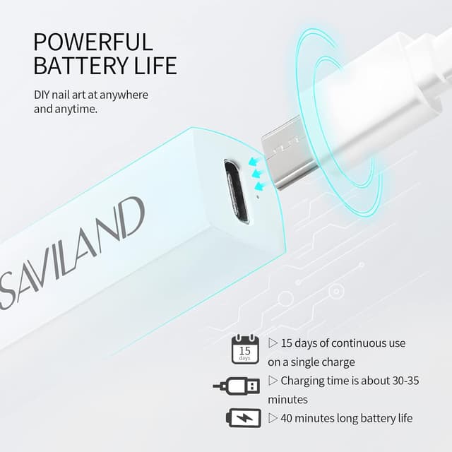 Thumbnail 4 de Saviland UV Lampe 180 mAh 💅