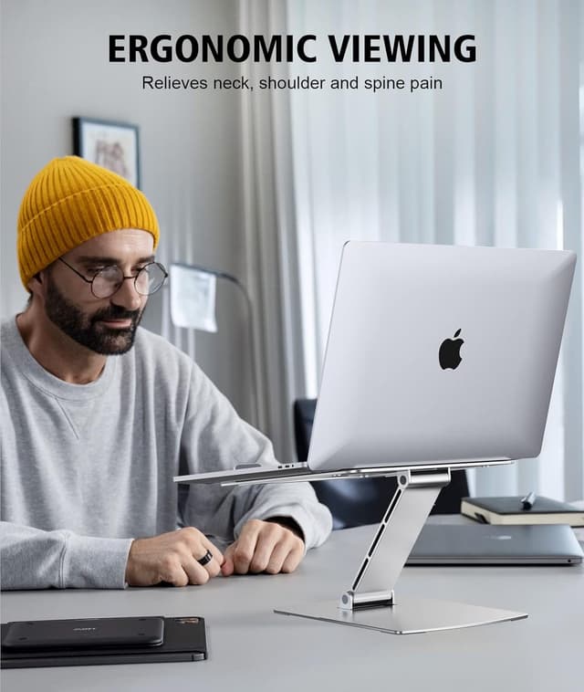 Thumbnail 4 de Glangeh Laptop Stand Adjustable Height 10–16"