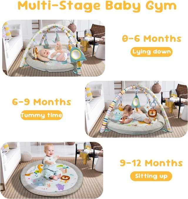 Thumbnail 3 de Baby Play Mat Activity Gym for 0-36 Months