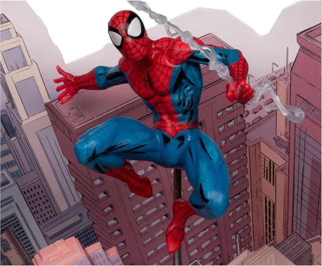 Thumbnail 2 de McFarlane Spider-Man 1:10 collezione con scena