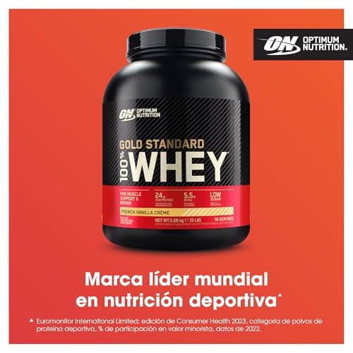 Detalle 2 de Optimum Nutrition Gold Standard Whey Vainilla 2.28kg