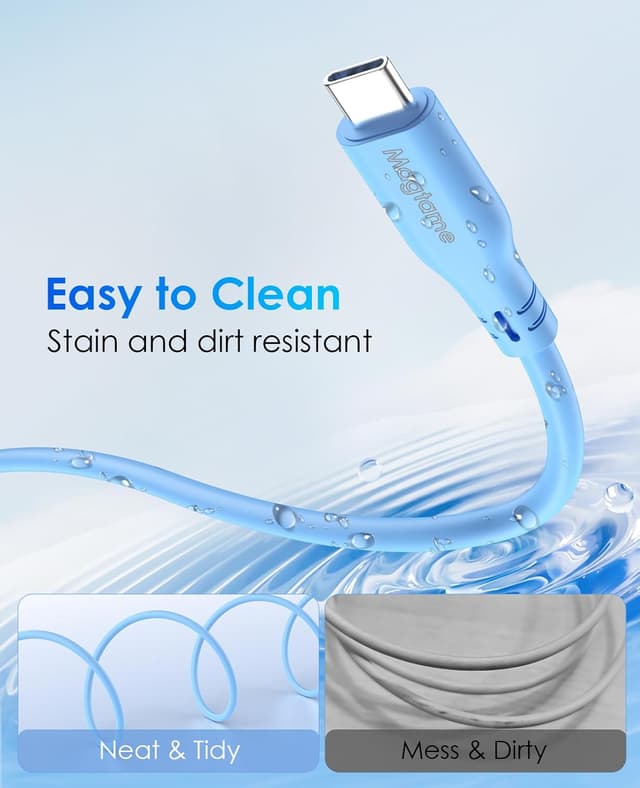 Thumbnail 6 de Magtame Magnetic USB-C to USB-C Cable 60W (4ft) – tangle-free fast charge & data sync