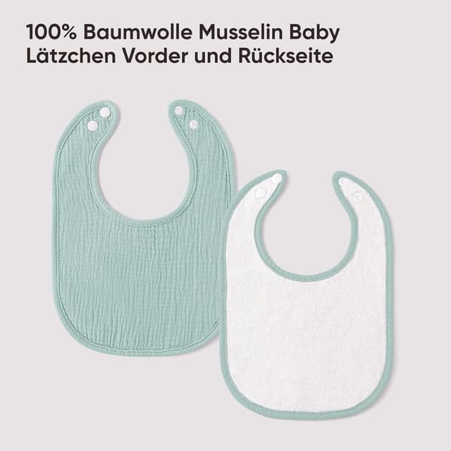 Thumbnail 4 de Bearmoss Lätzchen Musselin 8er Pack 👶