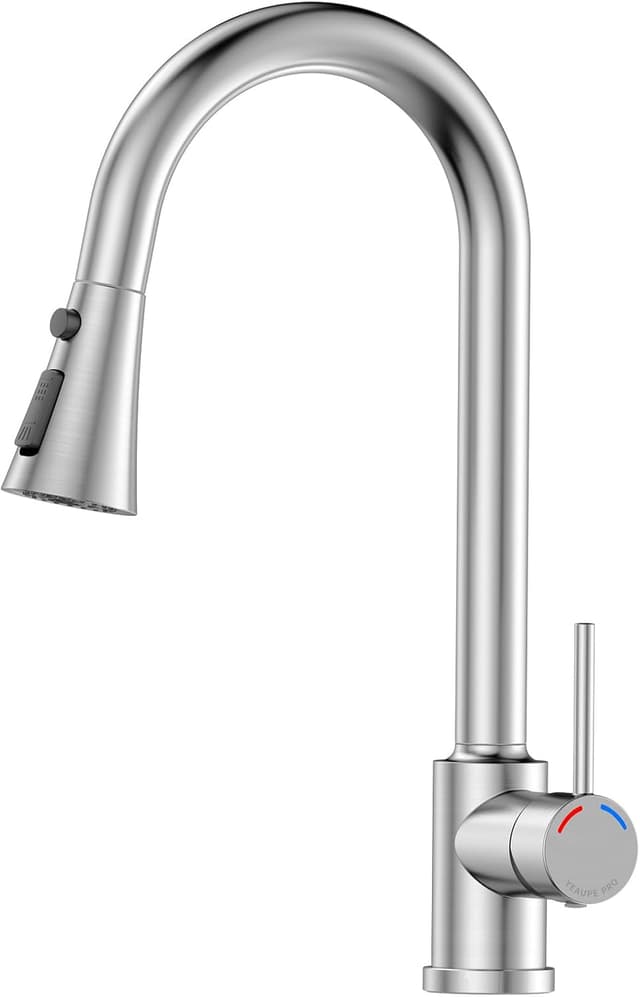 Detalle de YEAUPE PRO Grifo Cocina Extraible con caño giratorio 360°