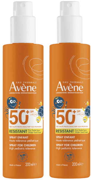Detalle de Avène Solar Spray SPF50+ Niño - Protección Solar 2x200 ml