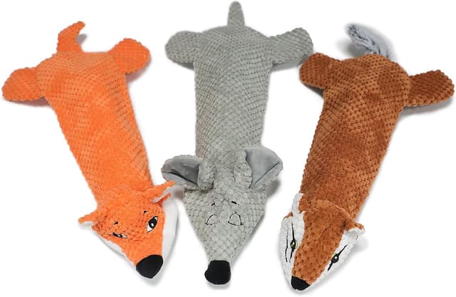 Detalle de TONGKTAI 2-in-1 squeaky dog toy with crinkle paper and reusable bottle insert for small, medium and large breeds