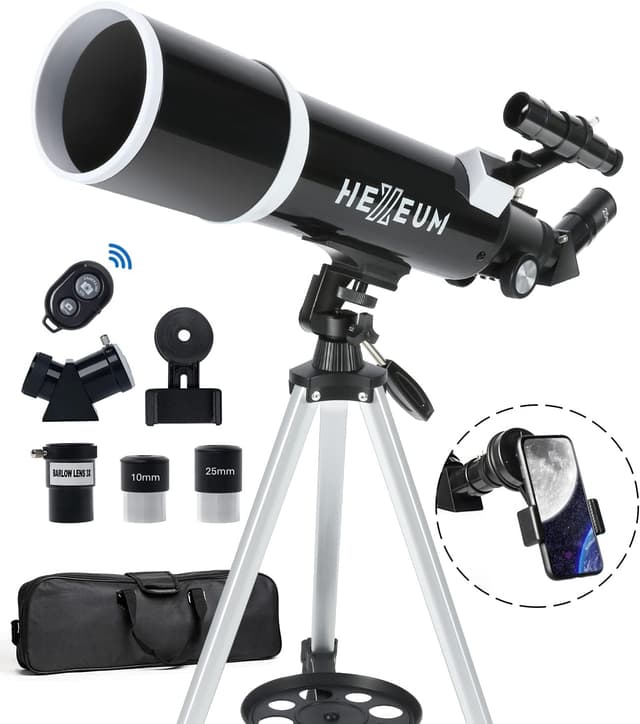 Imagen de 80mm Aperture 600mm Telescope for Beginners en OfertitasTOP