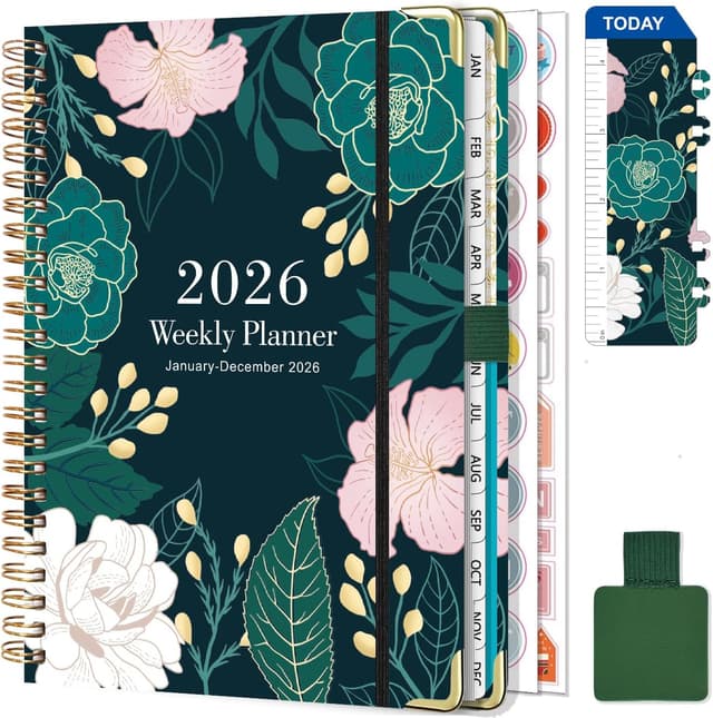 Detalle de Gumiho Agenda 2026 Settimanale A5 Verde Scuro