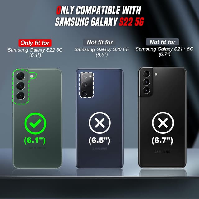 Thumbnail 1 de LeYi Armour Case for Galaxy S22 5G
