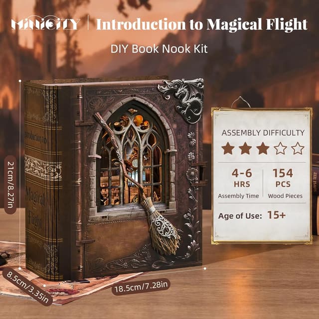 Thumbnail 2 de MiniCity DIY Book Nook Kit 15+ for adults