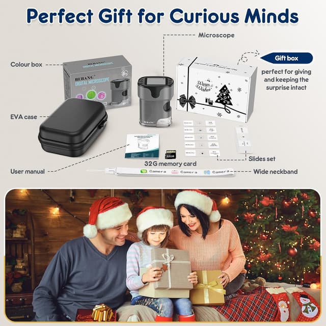 Thumbnail 5 de 1000X Microscopio Digitale Portatile 1000x