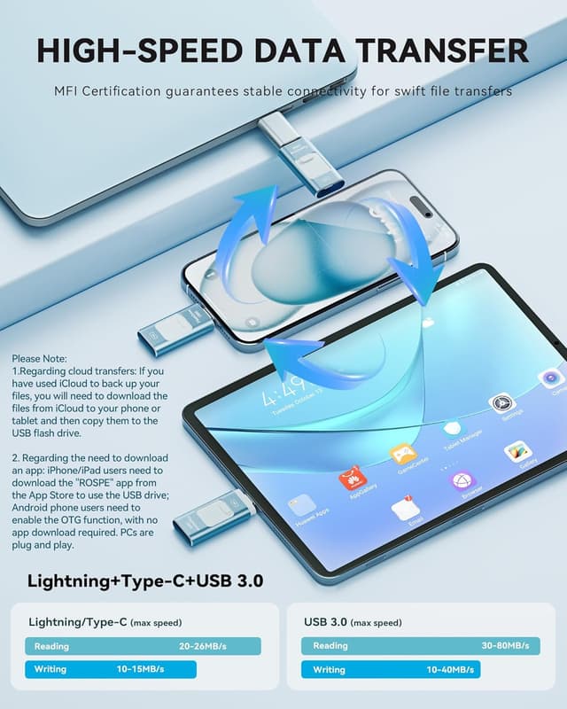 Thumbnail 4 de Apple MFi 128GB Flash Drive for iPhone