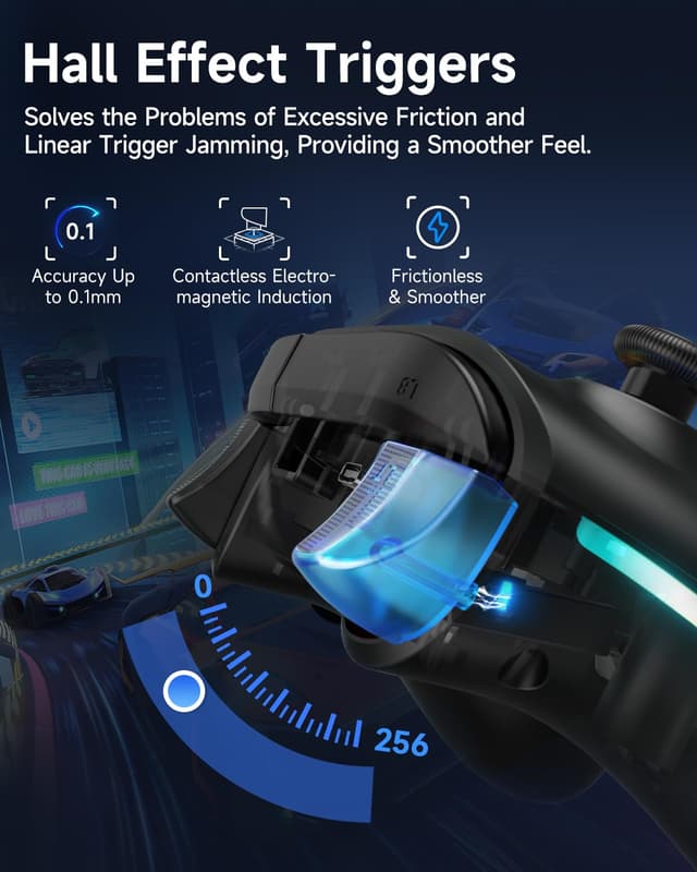 Thumbnail 5 de EasySMX X15 Wireless PC Controller with Hall Joysticks