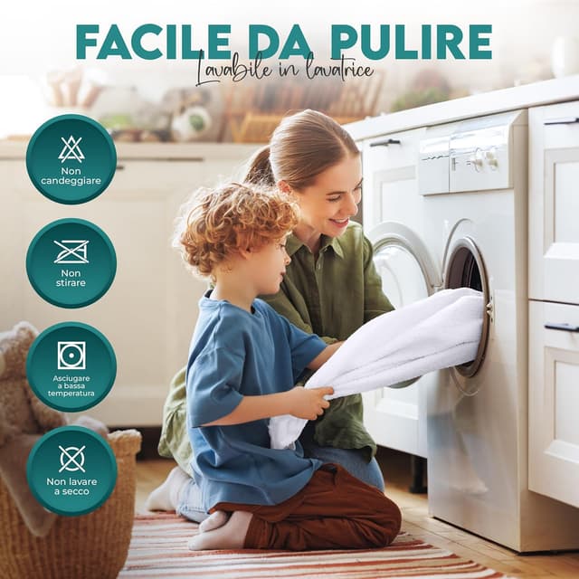 Thumbnail 6 de Utopia Bedding Coprimaterasso Matrimoniale 160×200×30 cm