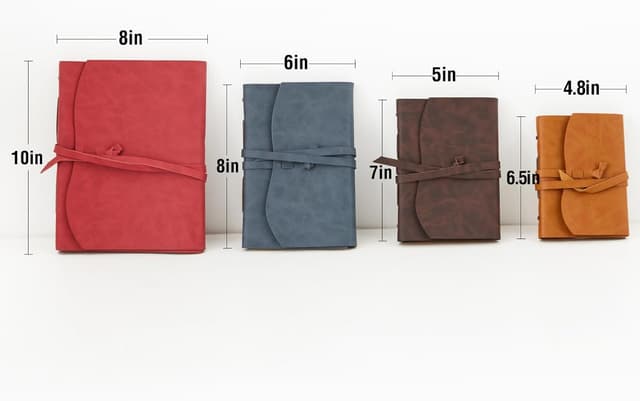 Detalle de RILIHO Leather Journal Notebook 260 pages