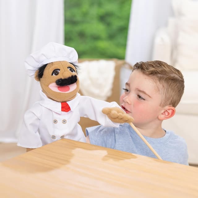 Thumbnail 4 de Melissa & Doug Marionnette Chef 38 cm