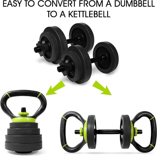 Detalle de Yes4All impugnatura regolabile per kettlebell: convertitore di piastre di peso