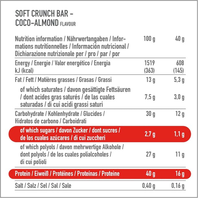 Thumbnail 5 de Premier Protein Bar Coco-Almond 🥥🍫 40% Proteínas, 12u