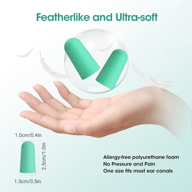 Detalle 2 de Ultra Soft Foam Earplugs 38dB