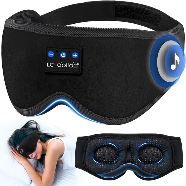 Detalle de LC-dolida Bluetooth Sleep Mask 15 hrs