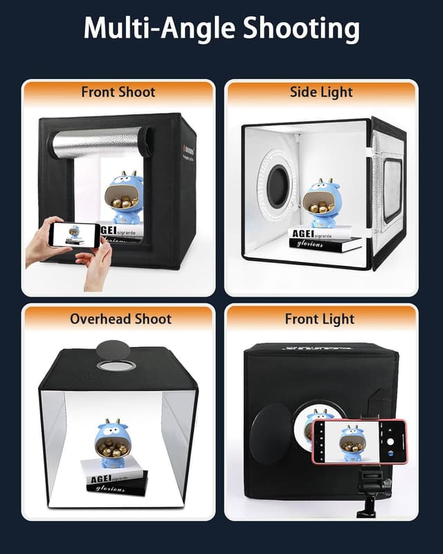 Thumbnail 5 de Light Box Photography 30cm Portable photo tent