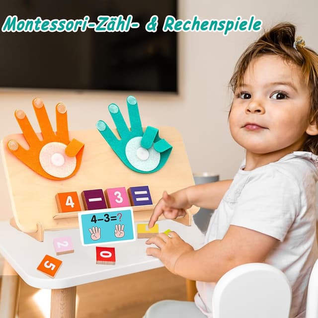 Detalle 2 de Montessori Spielzeug Doppel‑Seite 13 Bausteine