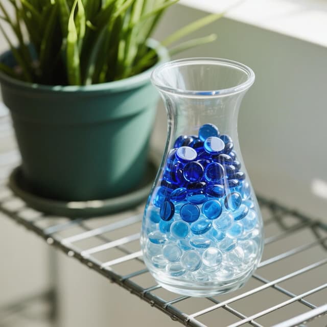 Detalle 2 de Glasperlen 940 g für Aquariumdeko