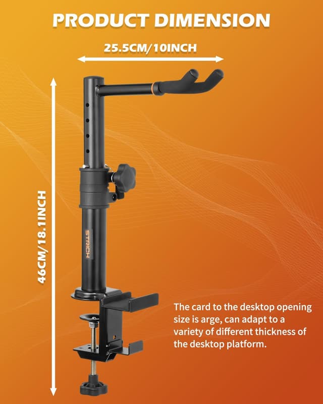 Thumbnail 2 de STRICH TGS-1 Guitar Desk Stand for Desk Clamp