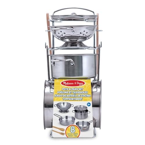 Thumbnail 6 de Melissa & Doug Juego de Ollas y Sartenes 🍳 Cocina Creativa para Niños