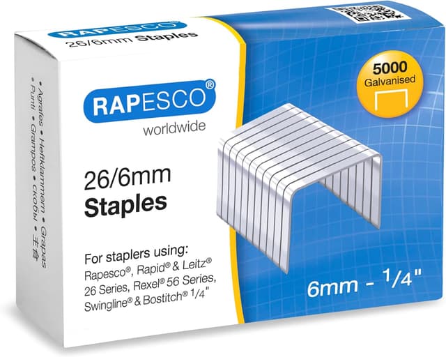 Thumbnail 6 de RAPESCO 1735 Business Pack 26/6mm staples