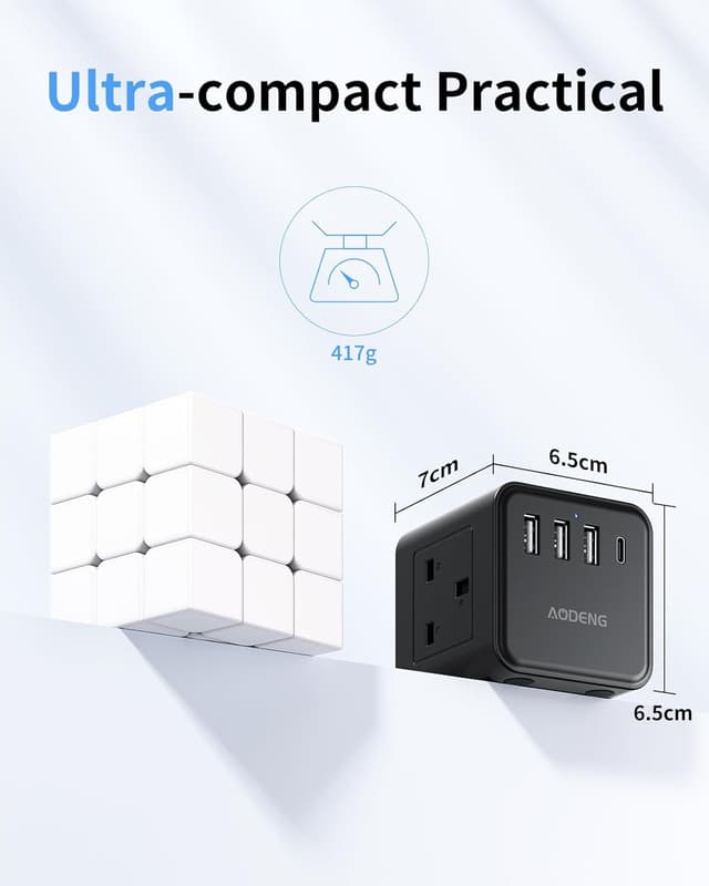 Detalle 2 de Extension Lead with 4 USB Slots 1.5M