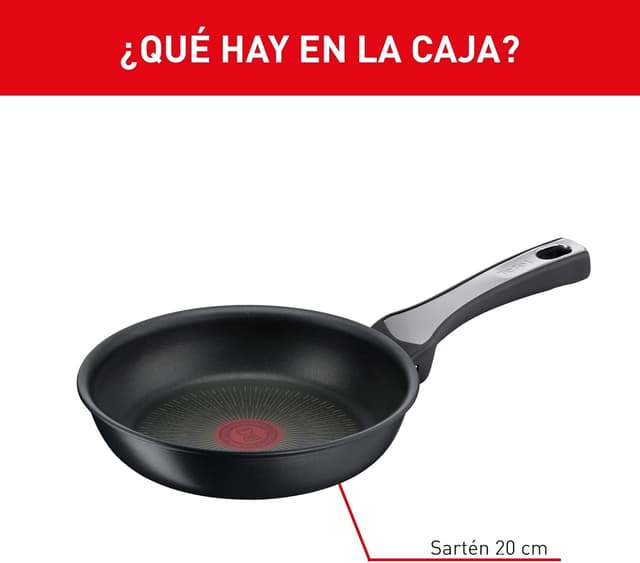 Detalle 2 de Tefal Unlimited On Sartén 20 cm 🥘 Apto inducción y horno