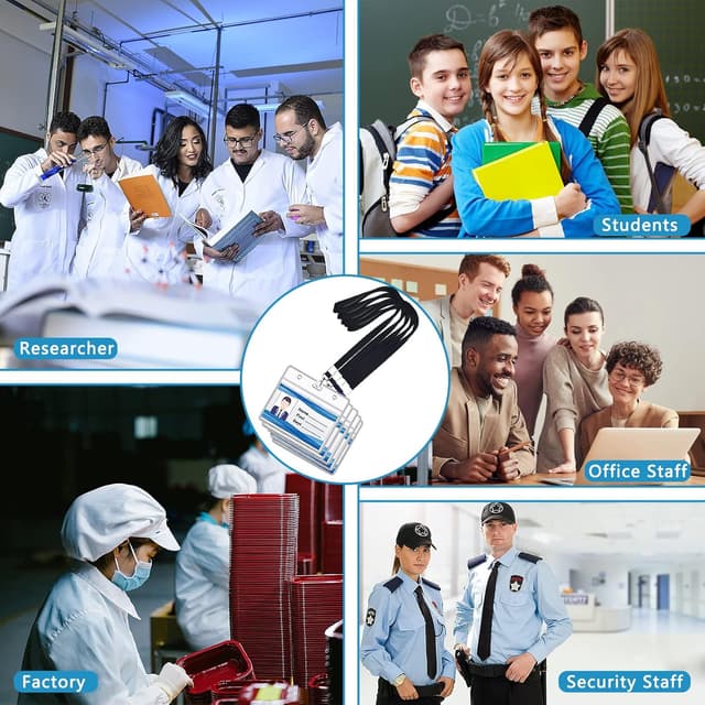 Thumbnail 6 de XHDA Lanyards with Card Holder, 10 pack