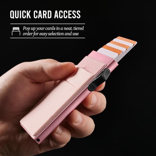 Detalle de YESIIW Minimalistische Slim-Wallet 10 x 8 cm