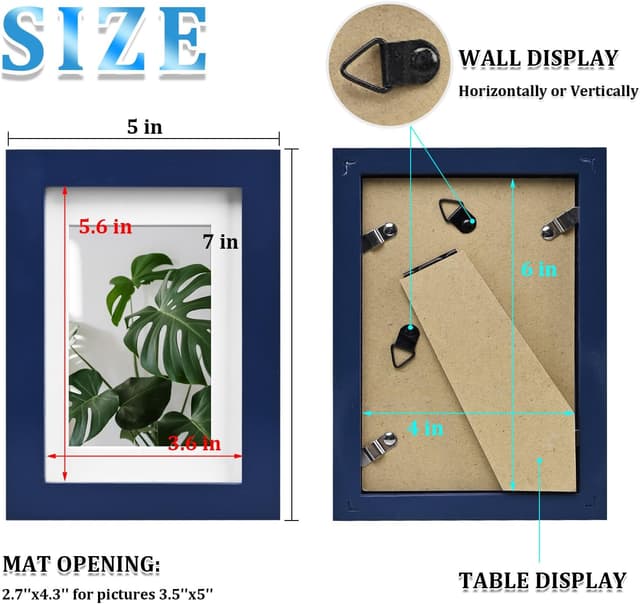 Detalle de 6x4 Photo Frames set of 4 acrylic glass