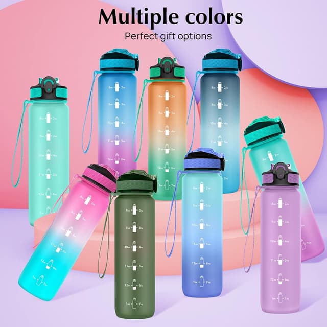 Thumbnail 6 de EYQ 1L Water Bottle with Straw