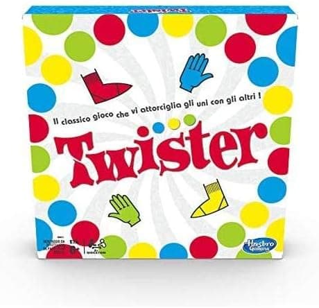 Detalle de Hasbro Gaming Twister Gioco in Scatola (Versione 2020 in italiano) multicolore
