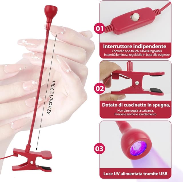 Thumbnail 1 de Lampada UV LED 5W Mini per unghie