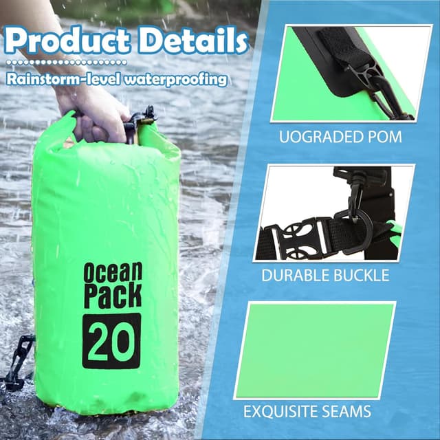 Thumbnail 2 de MOMAHUA 30L wasserdichte Dry Bag Grün