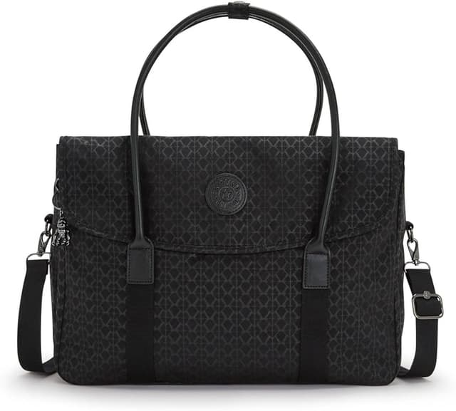 Imagen de Kipling Superworker Messenger Bag ✨Signature Embroidered Black en OfertitasTOP