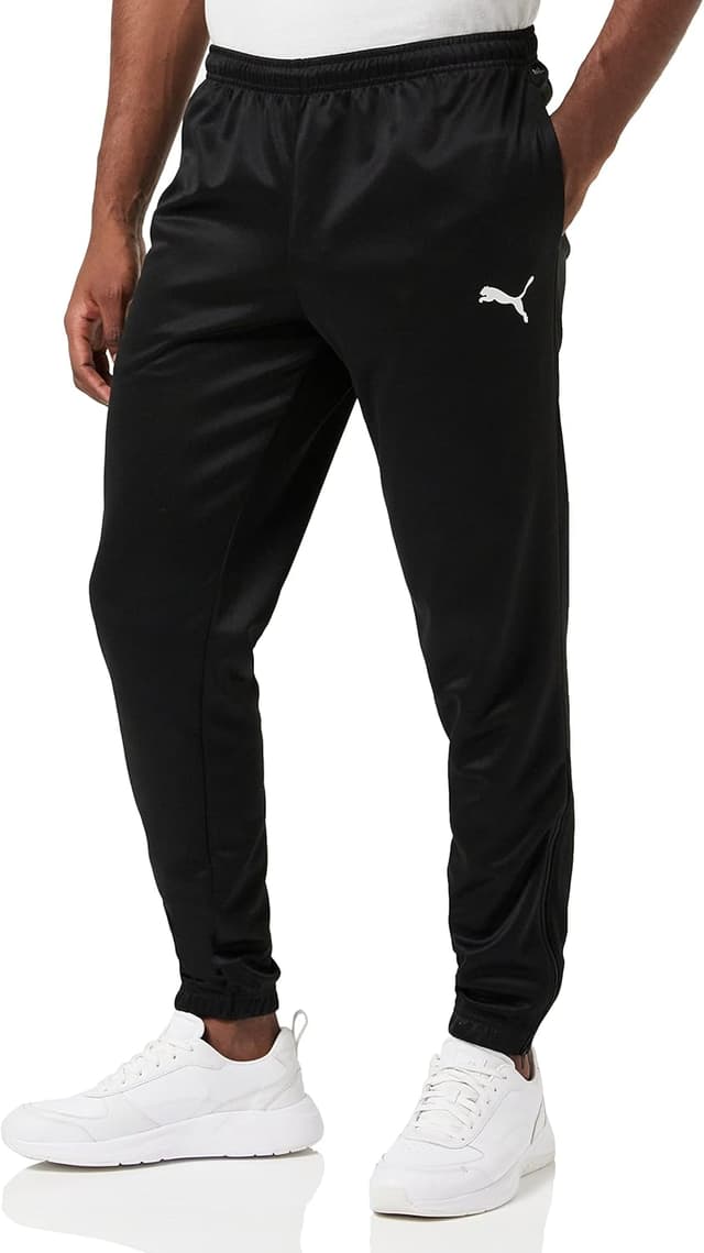 Detalle 2 de PUMA Unisex Jogginghose Teamrise Poly Training Pants – mit Kordelzug, Seitentaschen & Beinreißverschlüssen