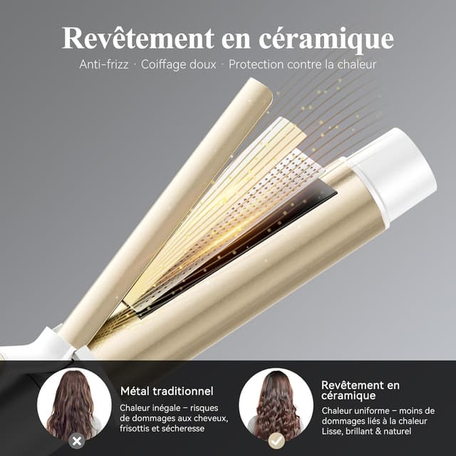 Thumbnail 2 de ANLAN 32mm boucleur cheveux 32 cm