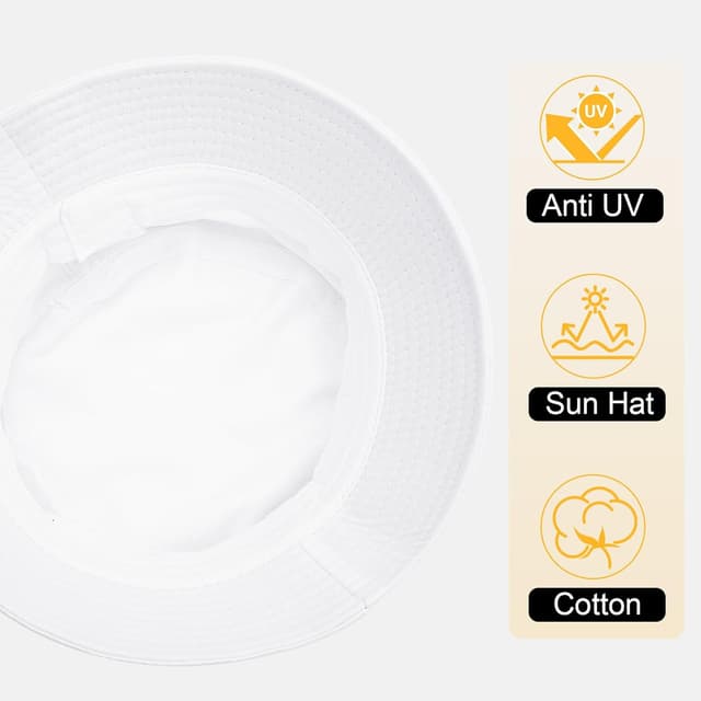Detalle de Tuopuda Bob en coton anti-UV pliable unisexe (homme/femme) – chapeau de pêcheur de voyage
