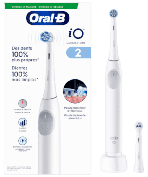 Detalle 2 de Oral-B iO Laboratory 2 White 🦷 Cepillo Eléctrico