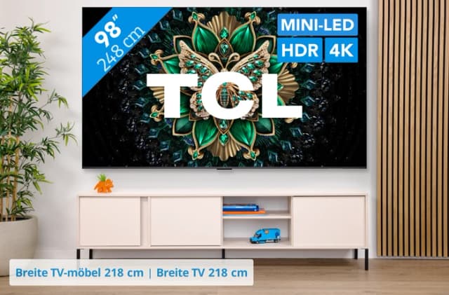 Thumbnail 14 de TCL 98 Zoll QD Mini-LED C61K 4K