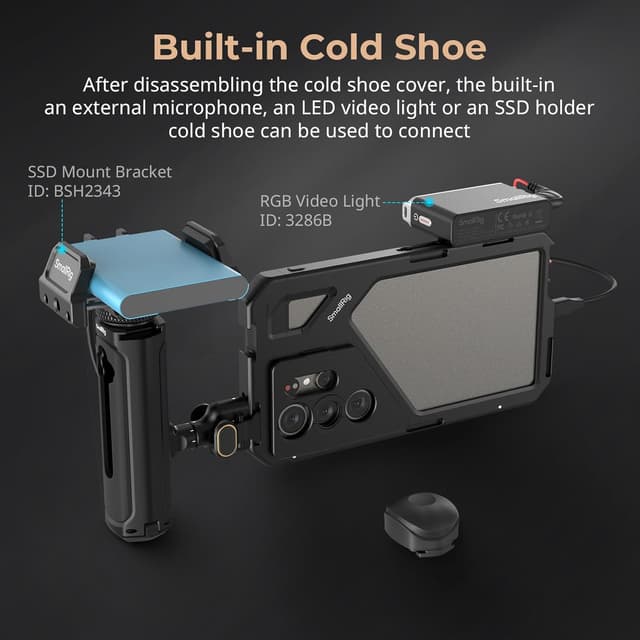 Detalle 2 de SMALLRIG 4403 Poignée latérale rapide iPhone