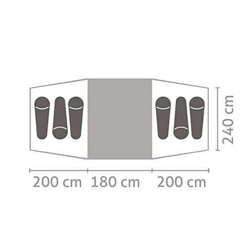 Detalle 2 de Salewa Midway Vi Tent tienda de campaña ⛺