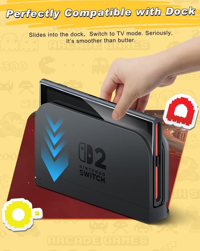 Thumbnail 5 de OMOTON Screen Protector for Nintendo Switch 2, 2-Pack