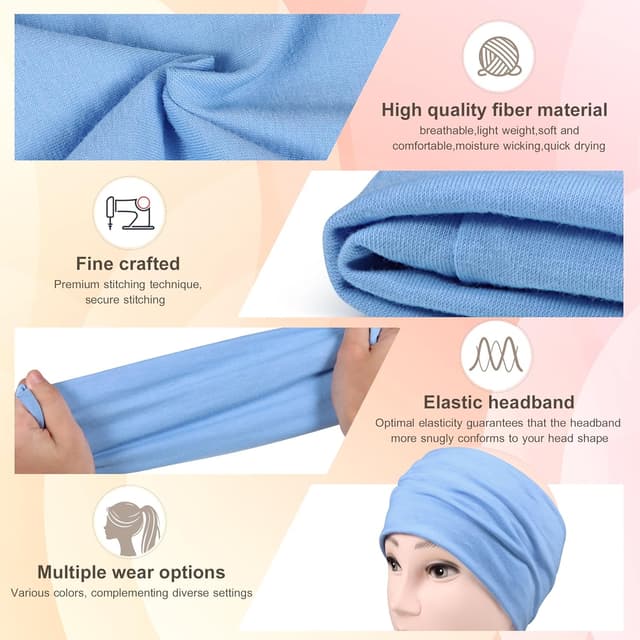 Thumbnail 3 de DiyJibb Lot de 7 bandeaux larges 24,1 cm đź§Ł